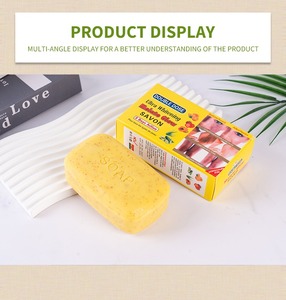 <span class=keywords><strong>Savon</strong></span> en barre en gros <span class=keywords><strong>à</strong></span> l'extrait <span class=keywords><strong>de</strong></span> <span class=keywords><strong>carotte</strong></span> et <span class=keywords><strong>de</strong></span> papaye, idéal pour éclaircir et blanchir les peaux noires et jaunes, inspiré du style Wash Clean - Product Image 6
