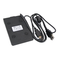 Pembaca Kartu RFID Proximity Desktop Plastik Smart USB 125KHz 13.56Mhz EM IC  Baca & Tulis