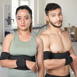 อุปกรณ์พยุงไหล่ซ้ายขวาแบบกำหนดเอง พร้อมสายรัดแขนและตัวรัดกระดูกไหปลาร้า รองรับการใช้งาน OEM ODM - Product Image 1