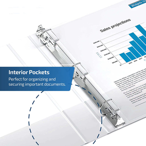 Biểu Tượng Tùy Chỉnh Bìa Giấy A4 A6 Tròn Màu Kinh Tế Cao Cấp Sổ Tay Bìa Giấy 3 Inch 1 Inch Cho Trường Học Văn Phòng Tại Nhà - Product Image 2