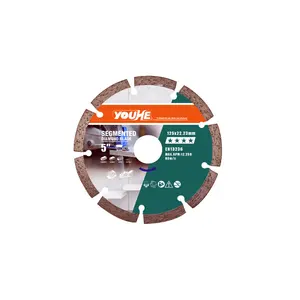 YOUHE rakipsiz fabrika 5 "125*22.23MM elmas testere bıçağı için granit mermer taş