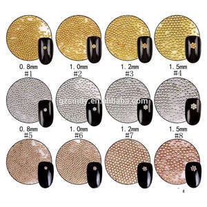 Microbolas de Metal de 1KG, cuentas doradas/Plateadas de 0,8mm/1mm/1,2mm/1,5mm - Product Image 2