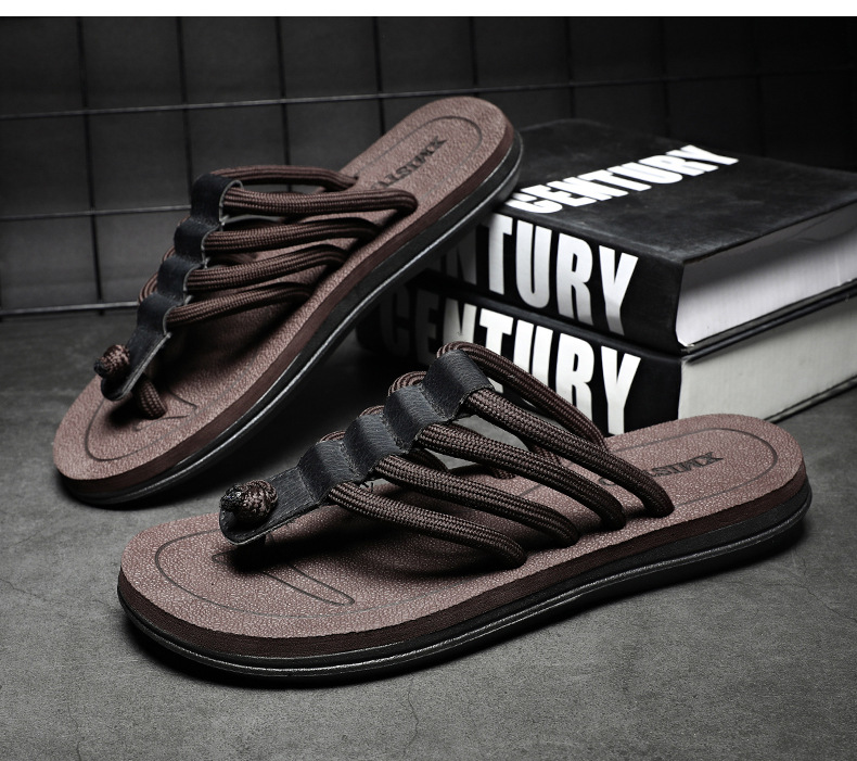 Custom Summer Flip-flops Slippers Soft Sole Outdoor Men Beach Flipflops Shoes