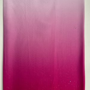 Tissu en mousseline de laine avec impression numérique à paillettes, dégradé et feuille d'argent personnalisable pour robes de femmes et de filles - Product Image 3