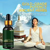 Shilajit Pur de l'Himalaya OEM – Gouttes Liquides de Résine de Shilajit, Supplément Minéral avec 85 Oligo-éléments pour le Soutien Énergétique