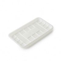 Barquette à emporter biodégradable en amidon de maïs, 5 compartiments, écologique