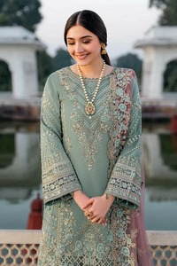 Shalwar Kameez de Seda con Espejos y Teñido a Mano, Edición de Boda India-Pakistaní, Color Verde, Última Moda, Gran Venta - Product Image 5