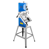 Scie à ruban manuelle Fusai FS-10 10 pouces à entraînement par engrenages 550W haute précision pour bois et métal, scie à dégauchir de table