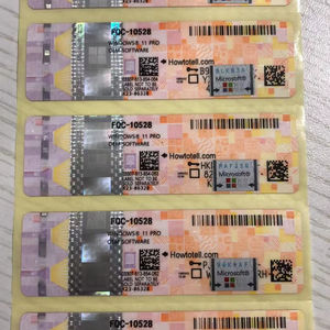 WIN 11 Pro OEM Digital Key COA เปิดใช้งาน100% การรับประกันคุณภาพหนึ่งปี ESM การจัดส่งด่วนทั่วโลก - Product Image 1