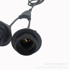 <b>E27</b> <b>Lamp</b> <b>Holder</b> With Switch And Cord 10A 250V Indoor Use Plastic Bulb <b>Holder</b> Screw Type - Product Image 3