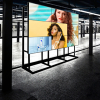 Pabrik harga rendah 46 inci 3.5mm Bezel LCD Video TV tampilan dinding Panel Stand lantai untuk iklan Video Dinding