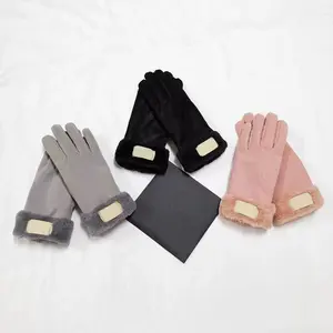 Sarung tangan gg merek besar sarung tangan desainer hangat luar ruangan dewasa
