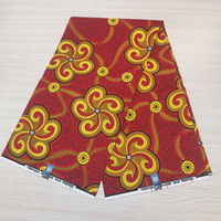 Tela con estampado de cera Africana Diseños de Java Tela con estampado de cera de poliéster