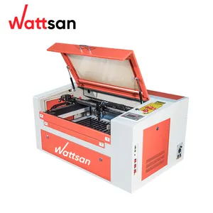 Wattsan gravador a laser barato 6040st 60w 80w, máquina de gravação a laser