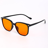 LBAshades TR7165 Logo personnalisé Nouveau design Unisexe Monture TR de haute qualité Monture carrée optique Verres orange Bloqueur de lumière bleue
