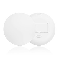 Miroir de maquillage LED portable, grossissement 2x, miroir de poche rechargeable, logo personnalisé, miroir compact pour cadeau en gros