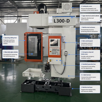 Tsingziwa Vertikales 5-Achsen BT40 Hochpräzisions-24-Werkzeug-Magazin Bearbeitungszentrum L300-D CNC-Fräsmaschine
