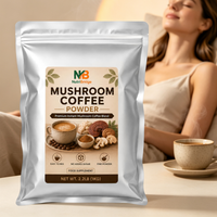 Café aux champignons OEM avec Ashwagandha pour la calme et la vigilance - Poudre de café aux champignons