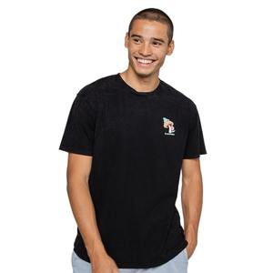 Summer Vintage Oversized All Print Men's T-Shirt High Quality Acid Washed 100% Cotton Custom Print - Product Image 2