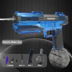 Automatic Electric Water Gun Toys Space Shooting Battery Powerful Electric Water Gun 2024 Toy For Kids And Adults