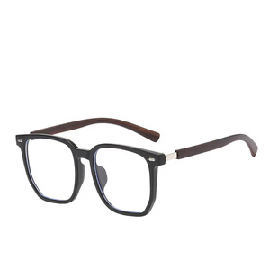 Monturas de gafas rectangulares transparentes Tr90 con lentes de PC anti UV y anti luz azul para mujer - Product Image 4