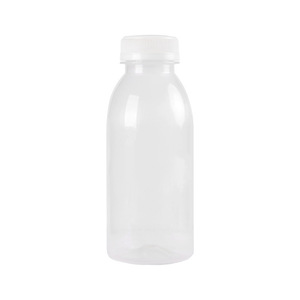Bouteilles en plastique PP de qualité alimentaire 200 ml 500 ml avec bouchon à vis, bouteille ronde épaissie pour distribution de boissons, emballage général - Product Image 3