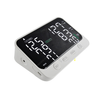 Tensiomètre médical électronique à voix parlante HUAAN HD LED, sphygmomanomètre numérique pour le bras supérieur, moniteur de tension artérielle