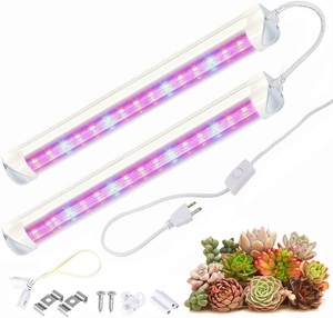 Factory-Recommended Full Spectrum IP65 <b>LED</b> Grow <b>Light</b> Tube Aluminum Housing for Plant Growth Seed Starting Bloom Improvement - Product Image 2