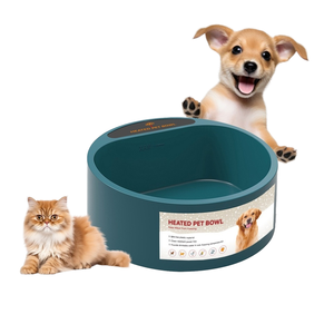 Bol d'eau d'alimentation pour animaux de compagnie <span class=keywords><strong>anti</strong></span>-glaçage extérieur pour garder la chaleur avec résistant à la mastication pour poulets chien <span class=keywords><strong>chat</strong></span> bol d'eau chauffé à batterie - Product Image 1