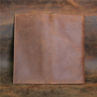 358 Vintage Long portefeuille pour hommes et femmes première couche peau de vache Crazy Horse cuir Snap livraison directe