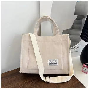Phụ nữ thời trang tùy chỉnh màu sắc Tote Túi vải to sợi giải trí Túi - Product Image 4