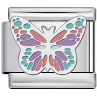 Bracelet en acier inoxydable électroplaqué, petit, de style italien, modulaire, avec breloque en forme d'animal, accessoire de vacances européennes