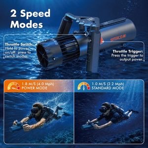 Scooter acuático Smaco B2 de 5.2 kg modular con soporte para cámara para snorkel - Product Image 5
