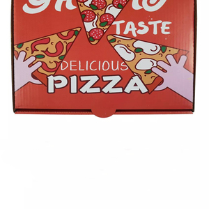 Pizza Takeaway Verpackungsbox Kundenspezifisch Bedruckt <span class=keywords><strong>8</strong></span> 10 12 Zoll Wiederverwendbare Karton-Pizzaboxen Papierverpackung Günstige Pizzaboxen - Product Image 5
