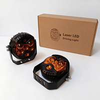 Phare de travail LED 7 pouces 100W à éclairage latéral, projecteur combiné large faisceau et spot pour voiture, camion, tout-terrain