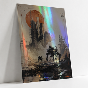 Affiches d'art métallisé personnalisées style Wasteland pour Anime/<span class=keywords><strong>Manga</strong></span>, illustrations holographiques, merch vidéo jeu/film, fanart Holo - Product Image 4