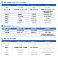 Compresseur à vis diesel Kaishan KSCY-310/22 pour l'exploitation minière et la pierrierie avec air haute pression stable