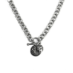 Collares de Monedas Personalizados, Colgantes de Acero Inoxidable, Dijes, Accesorios para Gargantillas, Joyería Personalizada de Alto Brillo - Product Image 3