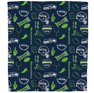 عالية الجودة سان فرانسيسكو 49ers كرة القدم الكولاج الرموز بطانية 60 "x 50" لينة خفيفة الوزن شخصية رمي بطانية - Product Image 2