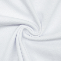 Weicher 1x1 CVC Gerippter Stoff für Sportbekleidung, Chinesischer Lieferant Stretch-Strick Baumwolle-Polyester Gerippter Stoff für T-Shirts