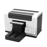 Mini A4 A3 DTG Uv Flatbed Vinyl Printer Colors Texjet Image T-shirt Petite machine d'impression thermique pour t-shirts d'occasion