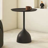Tabouret de luxe doré moderne Petit mobilier pour le salon Base en métal doré Table d'appoint pour canapé rond