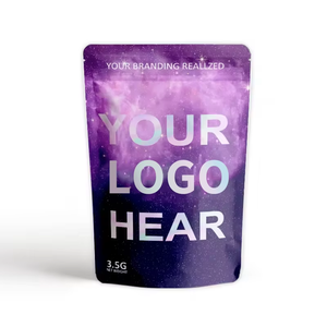 Wholesale Custom Printed Mylar Plastic Smell Proof 3 Side <b>Seal</b> <b>Bag</b> Candy Tobacco <b>Bag</b> Food Grade Packaging Mini Mylar Ziplock <b>Bag</b> - Product Image 1
