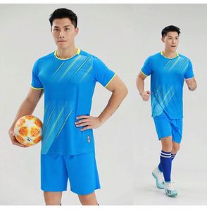 Men High Quality Soccer Uniform Set Design <b>Heat</b>-Transfer Printing Breathable Summer Team Wear Quick-Drying Football Jersey - Product Image 4
