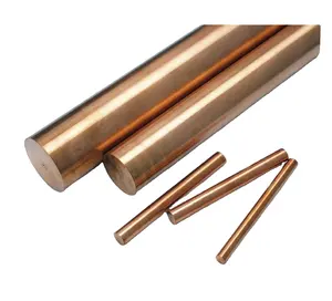Tige de cuivre au béryllium de dureté élevée C17200 moule de tige en bronze au béryllium barre ronde en cuivre alliage métal non ferreux