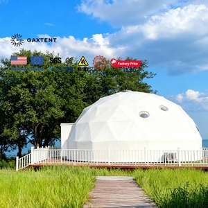 पार्टी के लिए थोक अनुकूलित लक्जरी ग्लैम्पिंग राउंड सर्कल गुंबद टेंट - Product Image 1