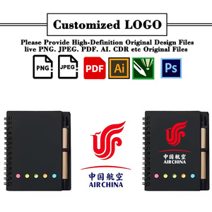 LCC644 Customizable Logo Kraft <strong>Notepad</strong> with Pen Memo Sticky Notes <strong>Spiral</strong> Notebook Printed Promotion <strong>Custom</strong> Notepads With Pen - Product Image 2