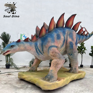 公園やショッピングモール向けの特注デザイン巨大アニマトロニクスリアルなトリケラトプス模型 - Product Image 4