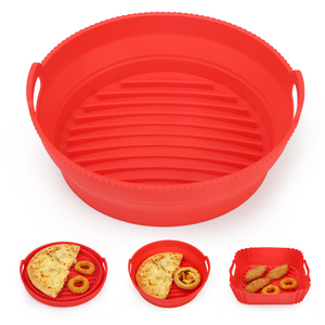 Set di <span class=keywords><strong>Accessori</strong></span> <span class=keywords><strong>per</strong></span> <span class=keywords><strong>Friggitrice</strong></span> <span class=keywords><strong>ad</strong></span> <span class=keywords><strong>Aria</strong></span> Calda Pentola in Silicone Pieghevole Rotonda e Quadrata <span class=keywords><strong>per</strong></span> Ninja Airfryer Rivestimenti in Silicone <span class=keywords><strong>per</strong></span> <span class=keywords><strong>Friggitrice</strong></span> <span class=keywords><strong>ad</strong></span> <span class=keywords><strong>Aria</strong></span> - Product Image 2