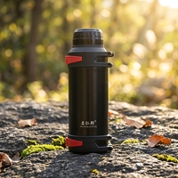 Termo de Acero Inoxidable de 5200 ml, Resistente a la Oxidación, de Larga Duración, Mantiene Bebidas Frías o Calientes, con Asa, para Viajes